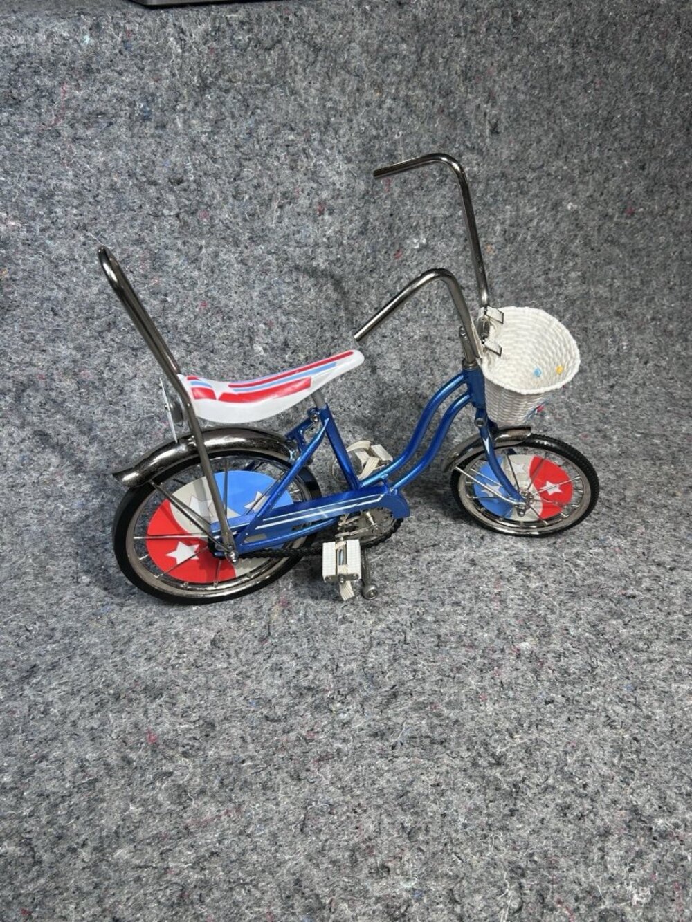 American Girl Doll Bicycle Blue with Basket & Streamers for Julie 18in Dolls